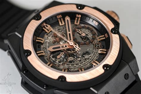 hublot king power ceramic gold